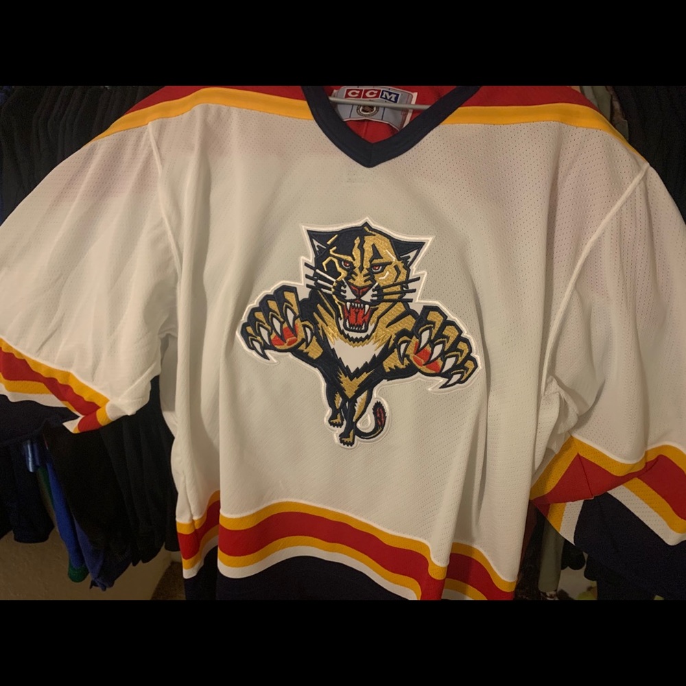 NWOT, Florida Panthers CCM, NHL jersey sz LRG